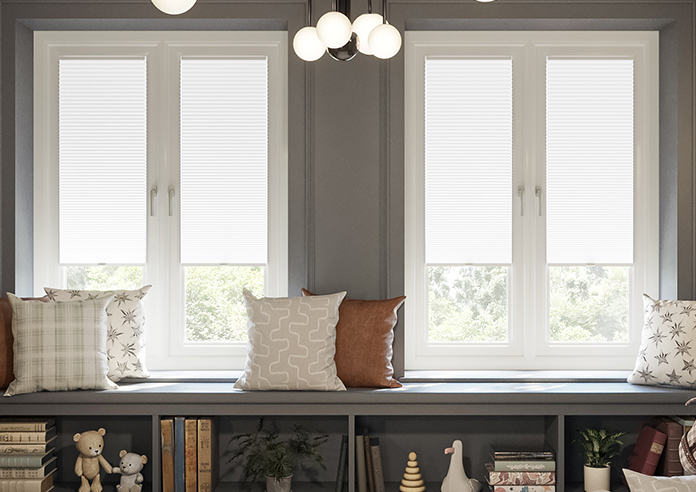 Umbra (Blackout), White - Stick Fit Honeycomb Blind - Image 3